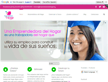 Tablet Screenshot of emprendedorasdelhogar.org